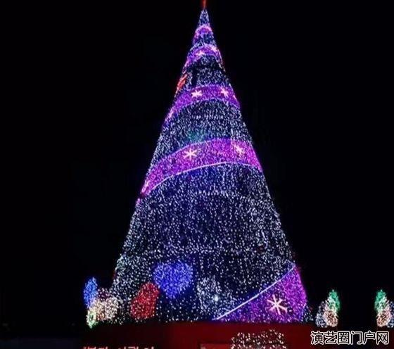 大型发光圣诞树定制户外灯光圣诞树造型出租