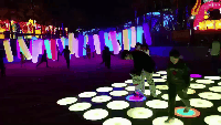 科技感十足的光影艺术节降临马鞍山