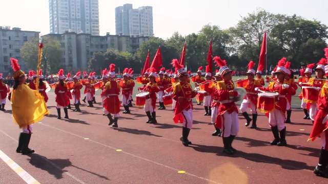 十九中鼓号队演出实录