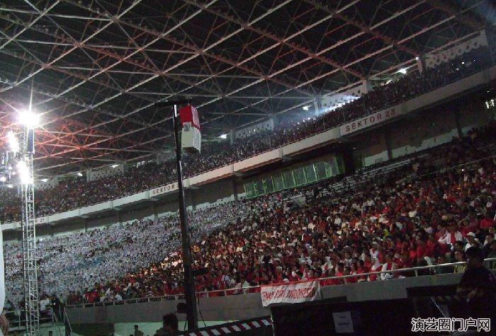 赛尔seer音响与印尼12万人的国庆晚会