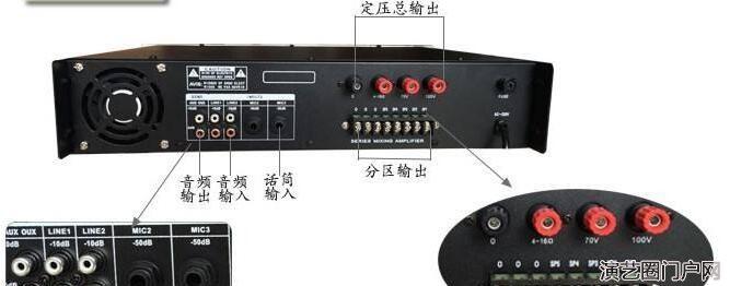 公共广播定压功放/分区广播功放/2.4g蓝牙无线功放/4g功