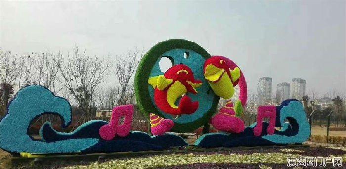 龙岩市五色草造型绿雕厂家设计观赏艺术品设计