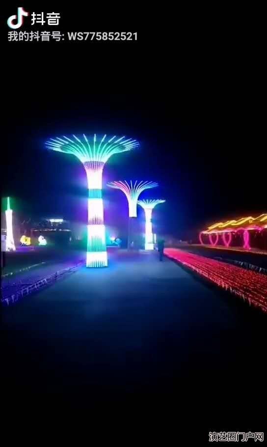 湖南艺术造型水晶烟花制作厂家灯光节，灯光节现货