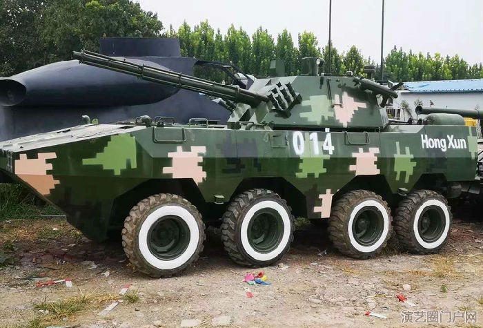 动态游乐体验坦克装甲车柴油动力军事模型