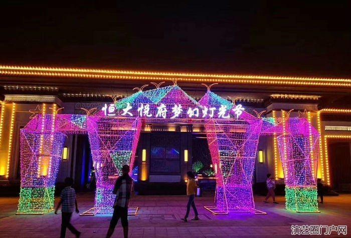 大型灯光展出租灯光展打造中国风风格火爆梦幻灯光节租