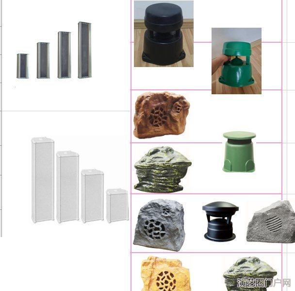 壁挂音箱喇叭、草地音箱喇叭、室外音柱喇叭生产厂