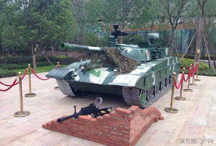 航空展 军事展 大型国防教育军事模型展 能开的坦克模型