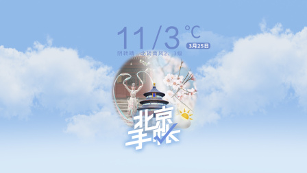 【3月25日北京手帐：天气、出行、演出，你关注的都在这儿】