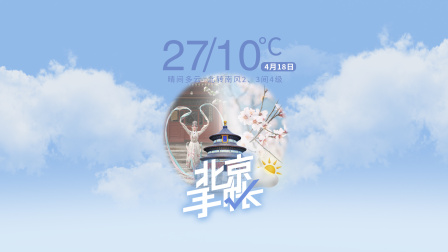 【4月18日北京手帐：天气、出行、演出、热点信息，你关注的都